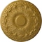 Ekena Millwork Colton Ceiling Medallion (Fits Canopies up to 4 3/4"), 15 3/4"OD x 1 1/2"P, Pharaohs Gold CM15CNPGS - alternate 1